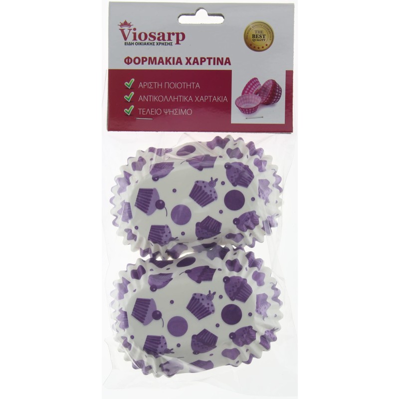 ΦΟΡΜΑΚΙΑ ΧΑΡΤΙΝΑ 50ΤΕΜ VC1167 ΟΡΘΟΓΩΝΙΑ VIOSARP