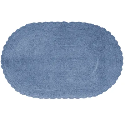 ΠΑΤΑΚΙ ΜΠΑΝΙΟΥ ΒΑΜΒΑΚΕΡΟ COTTON ΟΒΑΛ ΠΛΕΚΤΟ 50x70CM No40507