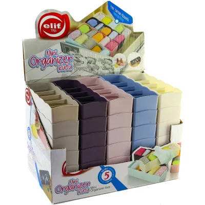 ΘΗΚΗ ORGANIZER 5 ΘΕΣΕΩΝ ΧΡΩΜΑΤΙΣΤΗ 26x9x5cm Νο393