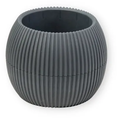 ΓΛΑΣΤΡΑKI ΓΙΑ ΚΑΚΤΑΚΙ ΣΤΡΟΓΓΥΛΟ CORAL No361 8.8x6.8cm 0.15L με πιάτο